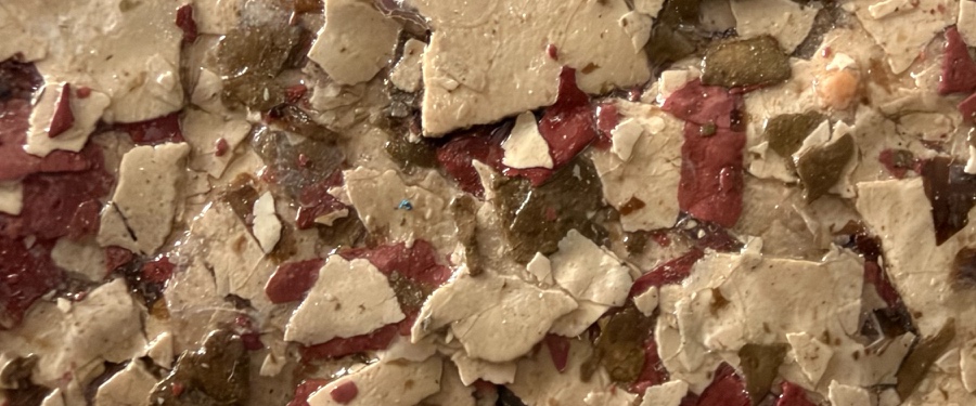 Garnet Ivory, GRF-04, Granite Flakes finish