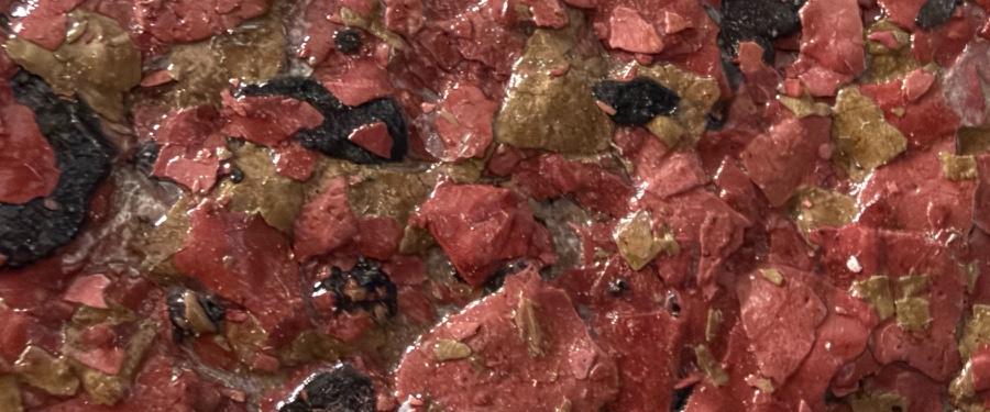 Ember Mosaic, GRF-12, Granite Flakes finish
